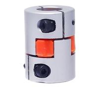 Acoplamiento de sujeción rígido de aluminio 1 unidad D45L66 de acoplamiento aluminio con forma flor ciruelo for servomotor paso a, disponible 6/7/8/9/10/11/12/13/14/15-25 mm(11mm to 11mm)