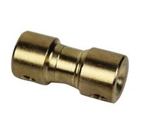 Acoplamiento de sujeción rígido de aluminio 10 Uds 2/2, 3/3/3, 17/4/5/6mm acoplamiento del eje Motor conector adaptador de funda junta transmisión latón for RC barco coche Airpla(2.3 X 3)