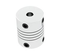 Acoplamiento de sujeción rígido de aluminio Acoplador de eje mandíbula Motor aluminio acoplamiento Flexible OD 20x25mm Dropshipping 2/3/3.17/4/5/6/6.35/8/9/9.5/10mm(2mm to 5mm)