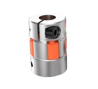 Acoplamiento de sujeción rígido de aluminio Acoplador flexible de ciruela aluminio, 2 mandíbulas D20L25, eje acoplamiento Motor elástico araña, codificación 4/5/6/6,35/7/8/10 Mm(5x5)