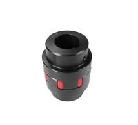 Acoplamiento de sujeción rígido de aluminio Acoplamiento de estrella XL4 elástico flor ciruelo garra 45# Acero XL alto par Diámetro 78 mm Longitud 114(XL4-78X114-15x25)