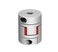 Acoplamiento de sujeción rígido de aluminio Acoplamiento de flor ciruelo, codificador tornillo estrella, acoplamiento elástico alto par, servomotor, aluminio, XB-55X95(XB-55X95-14X26)
