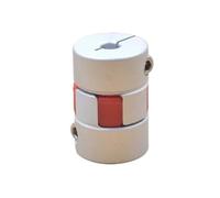 Acoplamiento de sujeción rígido de aluminio Conector Acoplador flexible XB Aluminio Ciruela Eje Acoplamiento de flor ciruelo D30L35 Diámetro interior 11-16 mm(14mmx14mm)