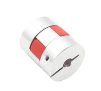 Acoplamiento de sujeción rígido de aluminio Conector de Motor acoplamiento flor ciruelo eje Flexible aluminio D25L30, piezas impresora 3D 4MM/5MM/6MM/6,35MM/8MM/10MM/12MM(5mmX9.525mm)