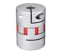 Acoplamiento de sujeción rígido de aluminio Diámetro exterior 30 mm Longitud total 35 Aleación de aluminio Flor ciruelo Tipo estrella Acoplamiento Agujero interior Rango procesamiento 5 a 1(6X12)