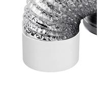 Acoplamiento de tubo de secado para secadora Acoplamiento de extensión de | Accesorios de electrodomésticos de ajuste seguro de 10 cm para invernadero baño vivienda alquilada