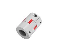 Acoplamiento del eje de la mandíbula abrazadera, Acoplador D35 L50 14 mm a 19 diámetro Ciruela aluminio flexible Conector motor Acoplamientos flexibles CNC Junta(16mm to 19mm)