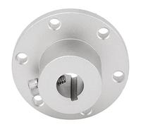 Acoplamiento del eje del cubo de la llave RC de 1/2 pulg., aleación de aluminio, accesorio modelo RC plateado para reemplazo