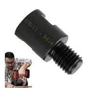 Acoplamiento del molinillo para taladro - M10 a M14 Casquillo para taladro, convertidor de amoladora para taladro eléctrico | Adaptador para taladro, 'eje cortador para el metal