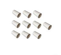 Acoplamiento deslizante de PVC blanco para control de flujo de agua fría en redes de riego, aspersores, laterales de piscina, circulación y drenaje (32)