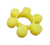 Acoplamiento elástico ML Plum Blossom, Almohadilla amortiguadora de Poliuretano MT, Tipo 4/6/8/10/12, lóbulos de Junta elástica, 1 Pieza(82mmx34mmx18mmx3)