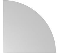 eurokraft pro NICOLA - Acoplamiento, tablero angular de 90°, 800 x 800 mm, gris luminoso