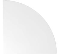 eurokraft pro NICOLA - Acoplamiento, tablero angular de 90°, 800 x 800 mm, blanco
