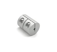 Acoplamiento flexible de aluminio D25L40, 1 pieza, sujeción rígida, 5 x 6 mm, 10 x 12 mm, conector for servomotor paso a paso CNC, impresora 3D.(5mm to 6mm)