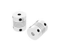 Acoplamiento Flexible de eje Z de aluminio D19L25, 3mm, 4mm, 5mm, 6mm, 6,35mm, 8mm, 10mm for acopladores de eje de acoplador de Motor paso a paso, impresora 3D(10mm to 10mm)