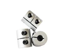 Acoplamiento flexible de piña CNC, Eje flexible de ciruelo de aluminio que acopla el codificador espiral rígido del tornillo de hendidura D20L25 de 8 mm a 3-8 mm(4mm,To 6mm)