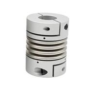 Acoplamiento fuelle flexible aluminio motor encoder alto par chavetero | Acoplamiento fuelle flexible aluminio alto par chavetero para motor encoder tornillo(19x38)