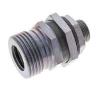 Acoplamiento hidráulico de acero Toma 22 mm L Anillo de corte ISO 14540/8434-1 D M54 x 4