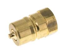 Acoplamiento hidráulico de latón DN 25, rosca hembra NPT de 1 pulgada ISO 7241-1 B D 37,8mm