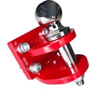 Acoplamiento Mixto,Enganche de Remolque con Bola 50mm, Fuerza de tracción 3,5 t (Red)