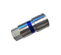 Acoplamiento rápido de acero inoxidable G1/2, rosca interior de acero 304 para sistemas de endurecimiento LED, elemento de conexión hidráulica denso con alta elasticidad para refrigeración por agua