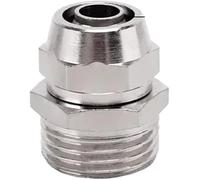 Acoplamiento rápido neumático de metal, 10 piezas PC 4 6 8 12 mm Tubo tubería a 1/8 1/4 3/8 1/2 Conector tornillo tráquea Componentes cobre(PC4 M5)