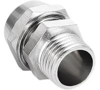 Acoplamiento rápido neumático de metal, 10 piezas PL G rosca 304 junta acero inoxidable codo macho 1/8 "1/4" 3/8 "1/2" tráquea(PL8 G02)