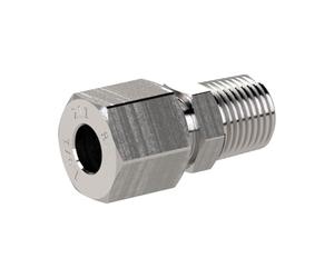 Acoplamiento recto, R 1/2, diámetro exterior del tubo: 10 mm, PN máx. 315 bar, acero inoxidable 1.4571