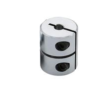 Acoplamiento rígido de alta precisión D25L30 con orificio de 6/6,35/8/10/12 mm, acoplador de eje de aleación de aluminio for piezas de impresoras 3D y enrutadores.(6X10)