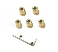 Acoplamiento Rígido Set Screw Joint, Paquete de 5 acopladores de eje hexagonal de 2 a 8 mm(3.17mm)