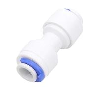 Acoplamientos a presión de 1/4 ", Accesorio de conector Pushfit recto igual de 1/4", Codo reductor, Accesorio de tubería de agua de acuario, Accesorios de tubería