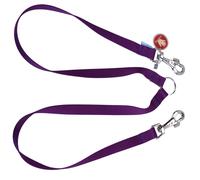 Acople doble para perros de GogiPet® Super Premium lila