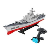 RC Azarcado LHD-881 Control remoto Barco 1:3 90 Batería Alarma 2,4 GHZ Remoto