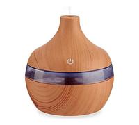 ACORDE humidificador led 300ml, Color Madera, difusor de Aromas, Humidificador de Aire de Ultrasonidos, Difusor de Aromaterapia