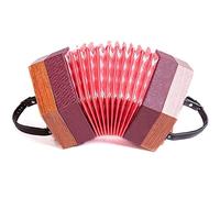 Acordeón Concertina De 30 Botones, Bolsa De Transporte, Correa De Mano Ajustable, For Adultos, Niños, Principiantes, Práctica Diaria, Puesta En Escena