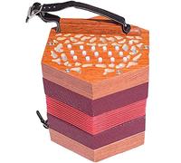 Acordeón Concertina De 30 Botones, Con Bolsa De Transporte, Correa De Mano Ajustable, For Adultos Y Niños Principiantes, Práctica Diaria, Actuación En El Escenario