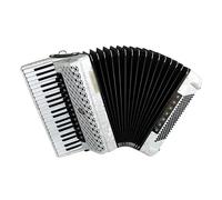 Acordeón De 41 Teclas De 120 Bases, Instrumento Profesional Reed De Cuatro Filas Para El Examen De Adultos, Incluidas Las Correas De Hombro A Juego,Blanco