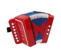 Acordeón de 7 Teclas y 2 Botones de bajo, Instrumentos Portátiles de Acordeón para Niños de Caballo para Enseñanza en la Primera Infancia, Instrumento de Educación Musical con