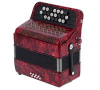 Acordeón De Piano Profesional, 22 Teclas, 8 Bajos, Correas Ajustables, Instrumento Musical De Afinación Estándar Internacional, For Principiantes, Adultos Y Niños