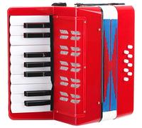 Classic Cantabile Bambino acordeon para niños, rojo, 8 bajos