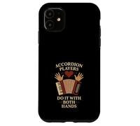 Acordeón Jugador Músico Squeezebox Life Folk Rhythm Vibe Carcasa para iPhone 11