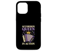 Acordeón Jugador Músico Squeezebox Life Folk Rhythm Vibe Carcasa para iPhone 12/12 Pro