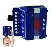 Acordeón musical - Órgano de juguete, instrumento de sonido para los | 7 herramienta de juego clave, pequeño aliento a hermoso, piano para jardín de infantes, regalo de cumpleaños, juguete comprimido