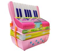 Acordeón para, juguete de instrumento musical acordeón | Acordeón juguete 6 bajo 17 teclas botón acordeón | Instrumento musical preescolar, juguete educativo lindo para niños y niñas
