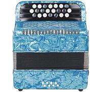 Acordeón Profesional, Instrumento Musical De Acordeón Con Botones De Piano De 22 Teclas Y 8 Bajos, Acordeón De Piano De Madera Maciza, Para Estudiantes Principiantes Con Bolsa De Almacenamiento,Ci