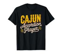 Acordeonista Cajún Acordeón Zydeco Luisiana Música Camiseta