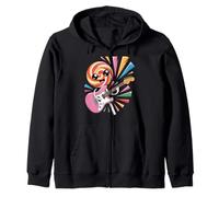 Acordes rockeros Lollipop Kawaii Punk Sudadera con Capucha