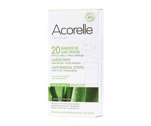 Acorelle Bandas Depilatorias Cera Fría Ingles Axilas 20uds