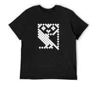 Acorn Owl Model B Microcomputer BBC Micro Men's T-Shirt Unisex Black Cotton Print tee Shirts XL