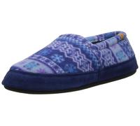 Acorn Pantuflas Tipo mocasín para Mujer con sensación cómoda Similar a una Nube, Parte Superior Suave y acogedora y Suela Antideslizante, Azul Islándico, 5-6